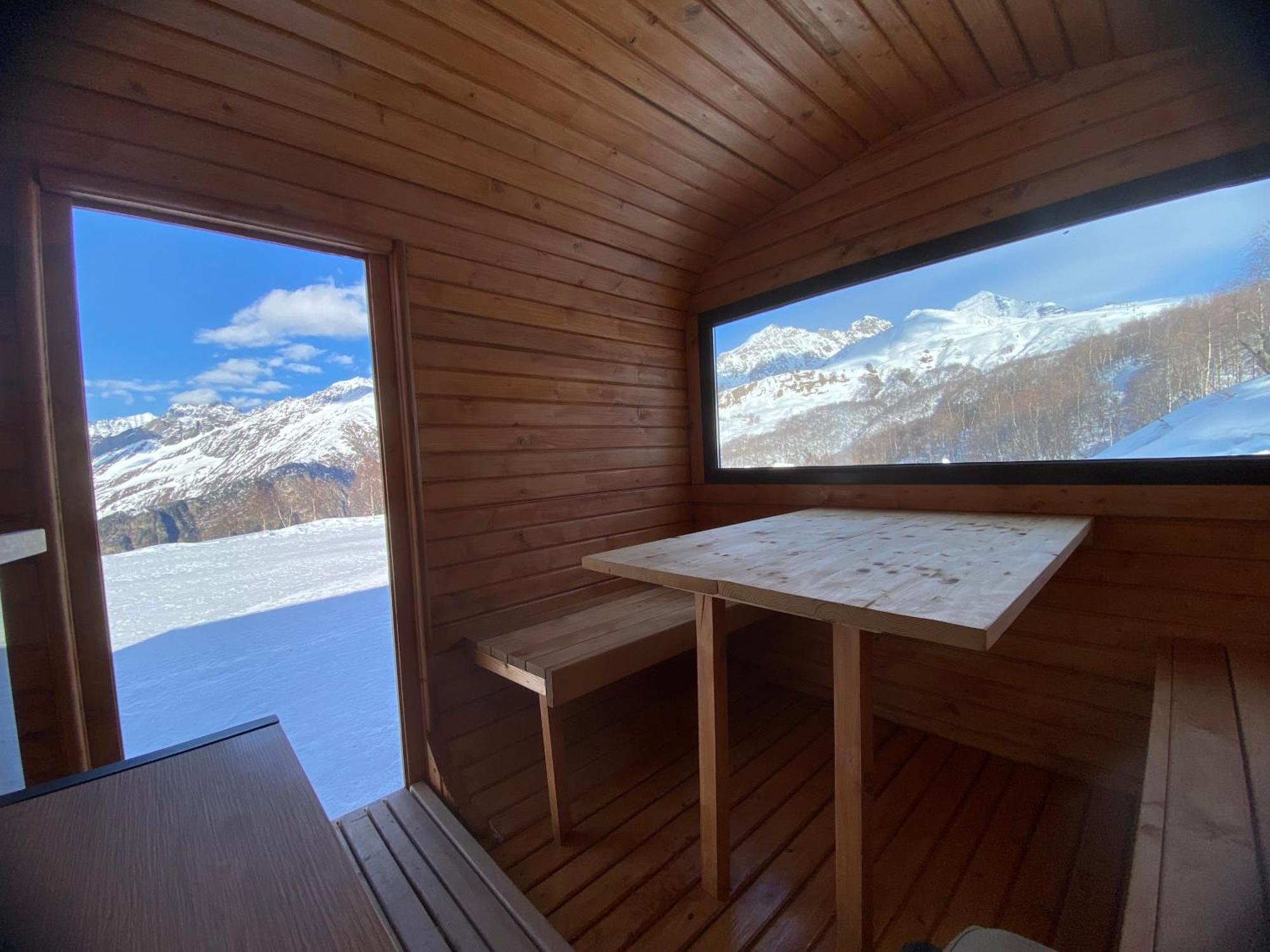 Sauna Tetnuldi Mestia Exterior foto